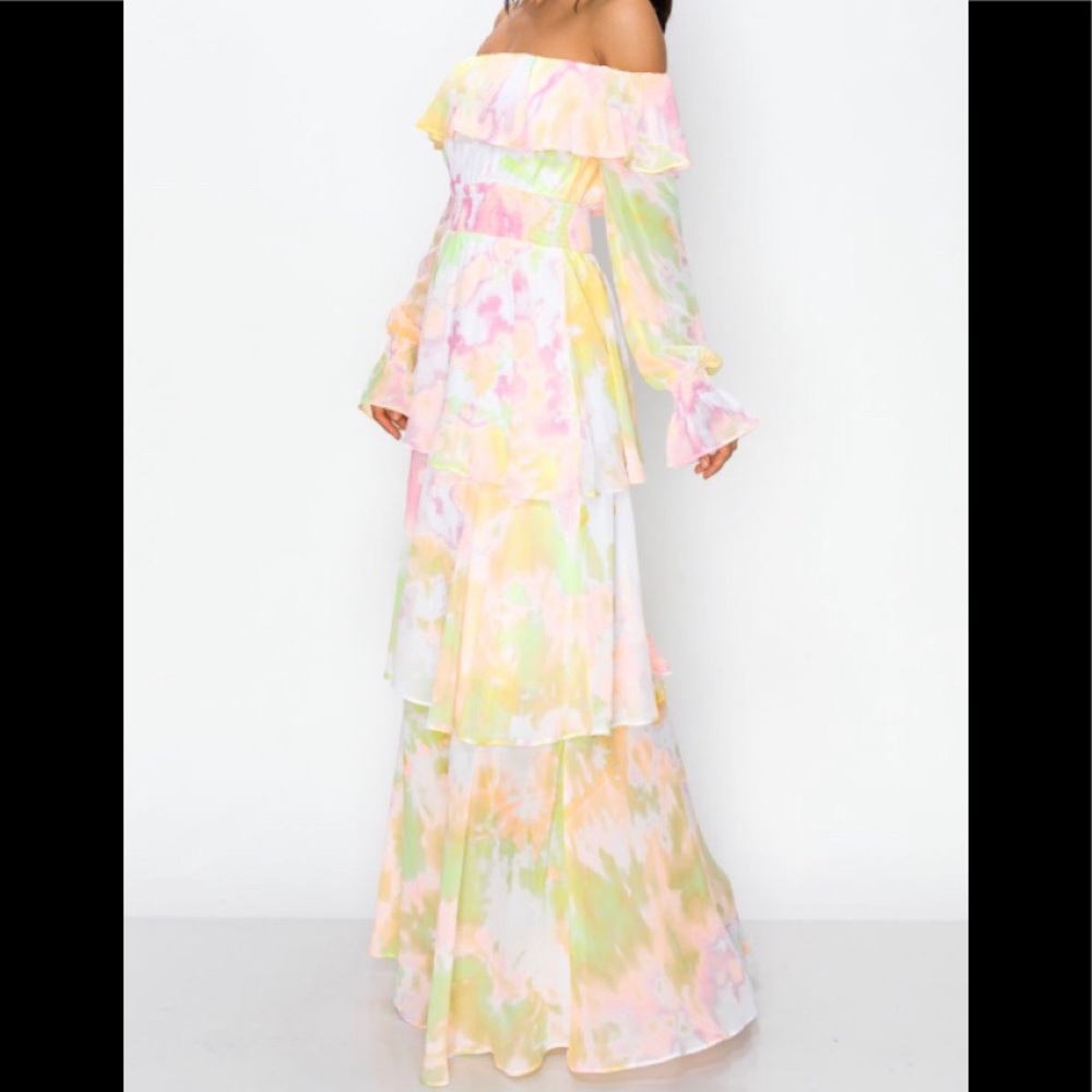 🔥Multi Color Maxi Dress🔥 - Picture 3 of 5